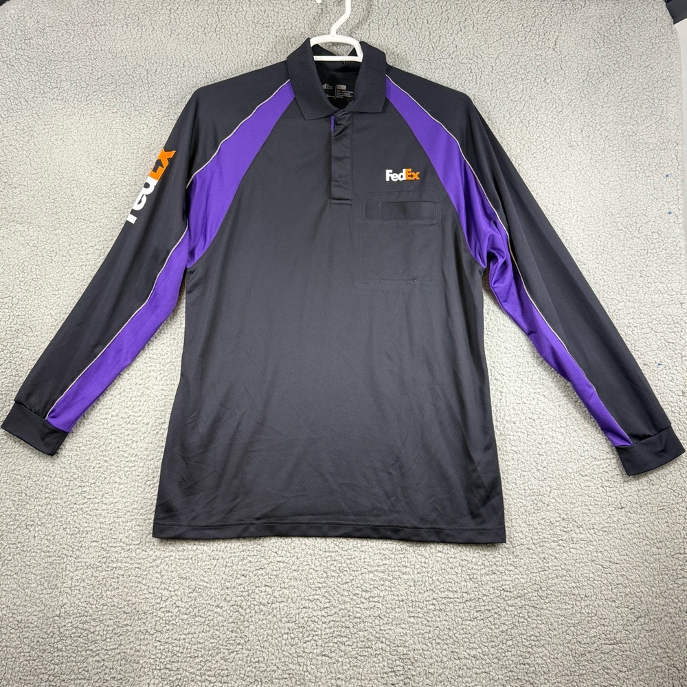 FedEx Branded Polo Shirt in Black